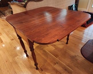 Drop-Leaf Console/Dining Table, Folded: 19 1/2” w x 29” h x 38” d Extended: 41 1/2” w x 29” h x 38” d