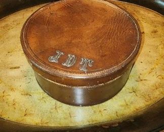Leather Collar/Hat Box