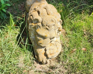 Solid Concrete Yard Decor Lion