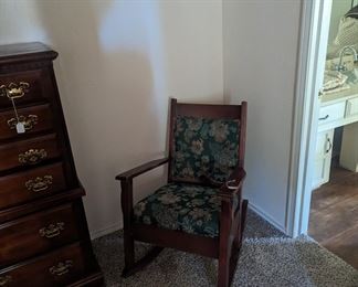 antique rocking chair
