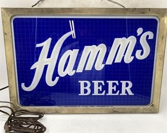 1940s Rare Hamms Beer Lightup sign