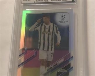 Graded cristiano ronaldo card