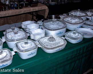 Tables of Corningware