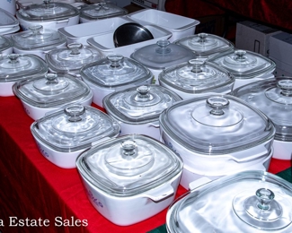 Tables of Corningware