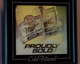 Vintage Lighted Beer Signs