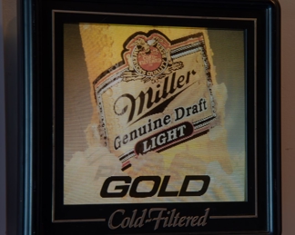 Vintage Lighted Beer Signs
