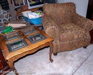 Armchair and End Tables