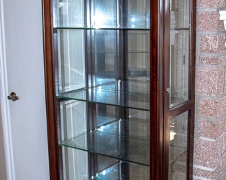 Curio Cabinet with lock/keys