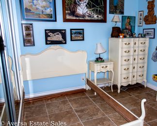 White Bedroom Set - Bedstead