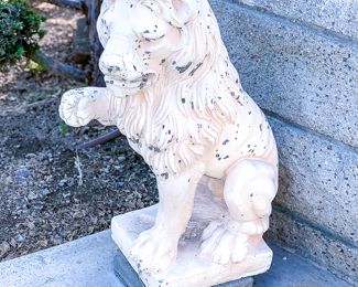 PAIR of CEMENT Lions