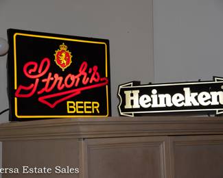 Vintage Lighted Beer Signs