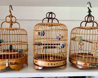 Chinese Bamboo Birdcages