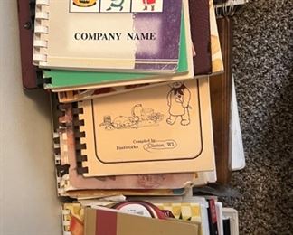 Lots of cookbooks 