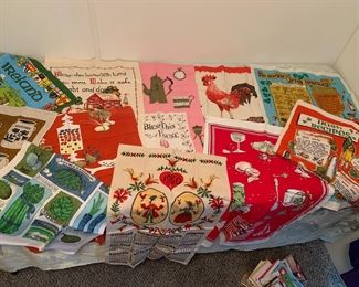 Vintage dish towels