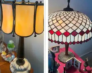 Alabaster lamp - SOLD