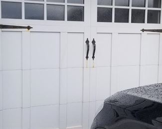 Insulated garage door 7 ft. tall x 8 ft. wide - one available