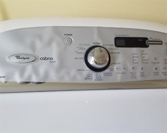 Whirlpool Cabrio GAS steam dryer