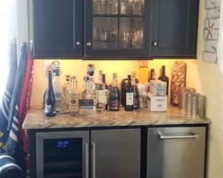 Beautiful built-in bar