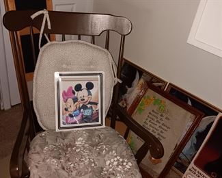 MICKEY MOUSE PICTURE AND RCKER