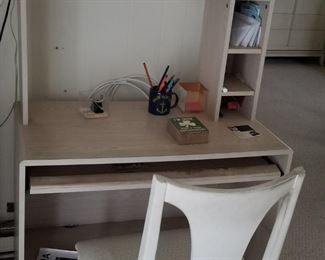Contemporary desk and modern chair