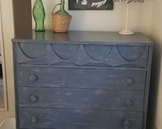 Marvelous mid-century painted dresser