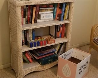 Wicker bookcase