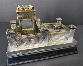 Silver Plated & Gold Plated Beit Hamikdash (Jerusalem Temple)
