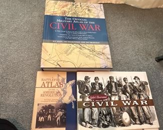 Civil War Book and Atlas and Atlas of the American Revolution