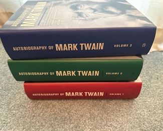 (3) Autobiography of Mark Twain Books