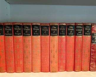 Books: The Works of Hugo, The Works of Donne, The Works of Pascal