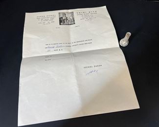 Roman Glass 50 Years B.C. - Certificate of Authenticity