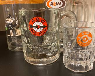 Vintage A & W mugs 