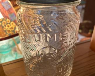 Vintage Jumbo peanut butter jar