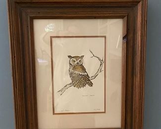 Screech Owl by Nancy Pallan