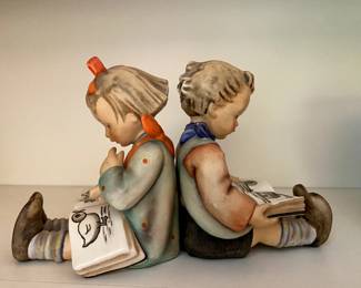 Pair of large Hummel bookends