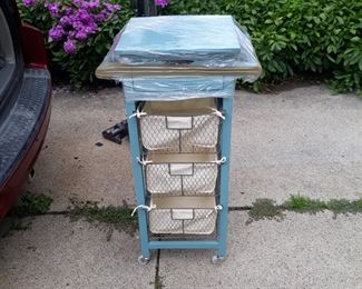 Storage cart on wheels