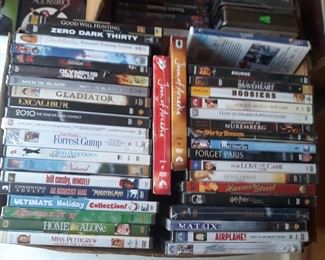 Large collection of DVDs