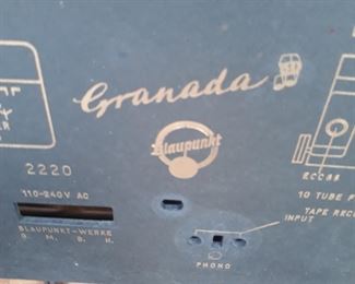 Model: Granada 
Blaupunkt Radio