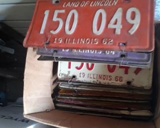 Vintage license plates 