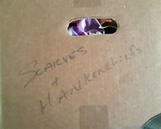 Vintage scarves and handkerchief  collection 