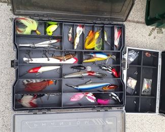 Fishing lures 
Bait casting lures 
Musky lures and others