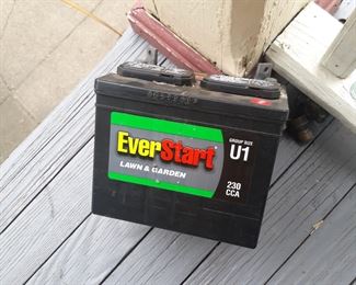 8 volt battery , used one year kept indoors 