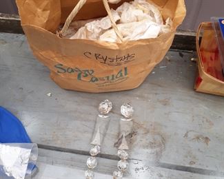 Nice size Crystal's, good for lamps or decor