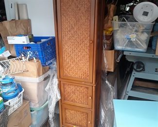 Six foot tall storage cabinet , one piece
Lightweight