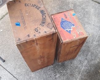 Wooden crates
