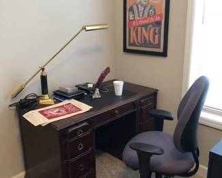 Vintage desk, office chair