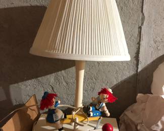 Raggedy Ann & Andy lamp