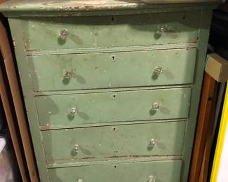 Vintage painted dresser