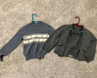 Vintage children’s sweaters