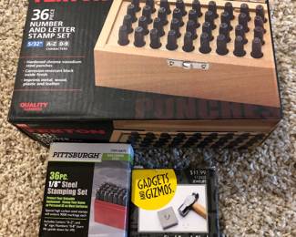 Number and Letter Stamping Sets